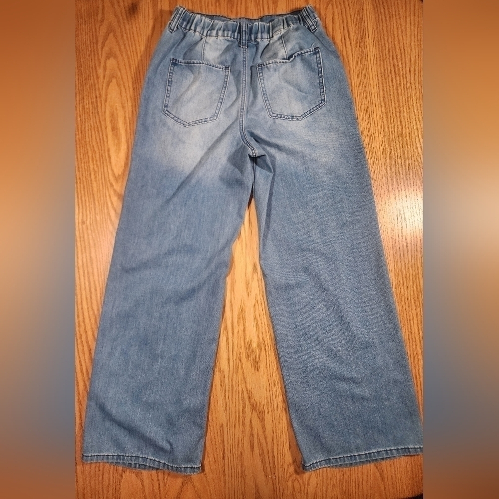 SO Goods for Life Jeans Size 11/30W Super High Rise Straight Wide Leg Di… - Picture 12 of 16